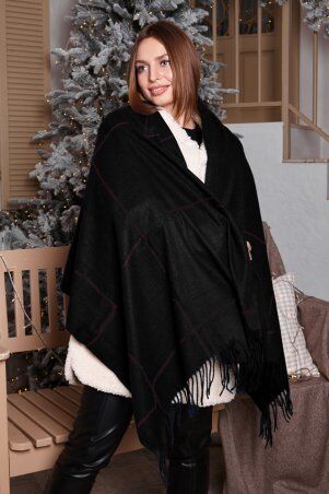 Теплый плотный кашемировый палантин