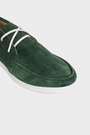 Airstep: Зеленые Лоферы на шнурках as-458 - фото 3