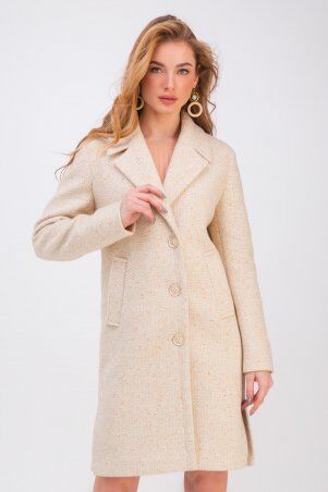 Пальто Аманда бежевый (золотой цвет)
