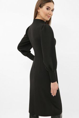 Glem: Платье Айла д/р черный p65303 - фото 3