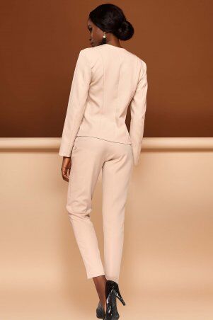 Jadone Fashion: Костюм Эллери с брюками бежевый - фото 1