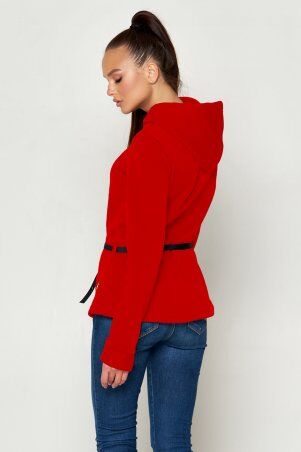 Jadone Fashion: Свитшот Франси с ремнем красный - фото 1