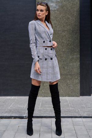 Jadone Fashion: Костюм Юлианна с юбкой черный - фото 1