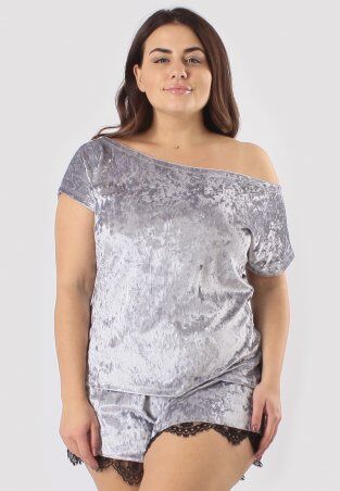 GHAZEL: Велюровый Женский Комплект Розовый 17111-69/88 - фото 4