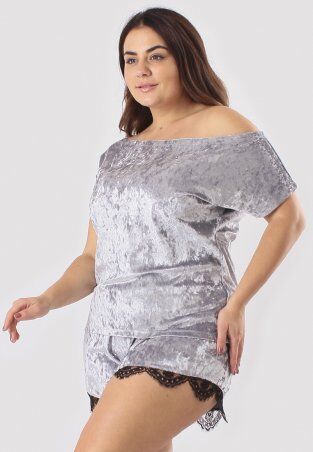 GHAZEL: Велюровый Женский Комплект Розовый 17111-69/88 - фото 5