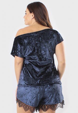 GHAZEL: Велюровый Женский Комплект Розовый 17111-69/88 - фото 9