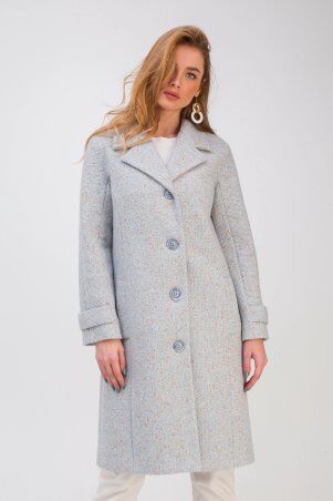 Пальто Френсис голубой (золотой цвет)