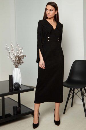 CRASET: Платье Риана KPC черный - фото 1