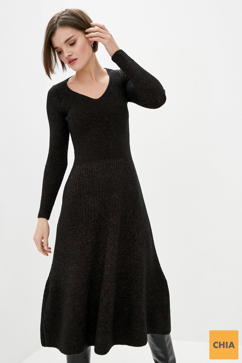 Платье с люрексом