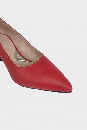 Airstep: Красные Туфли на низком каблуке as-529 - фото 3