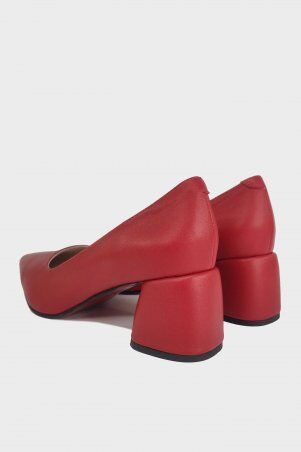 Airstep: Красные Туфли на низком каблуке as-529 - фото 4