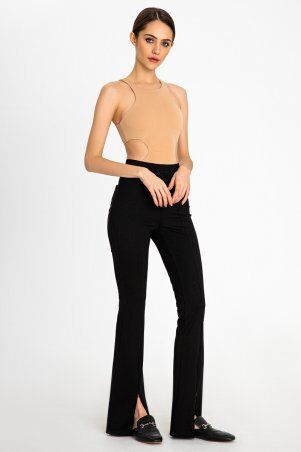 Бежевое боди открытого фасона Лиана