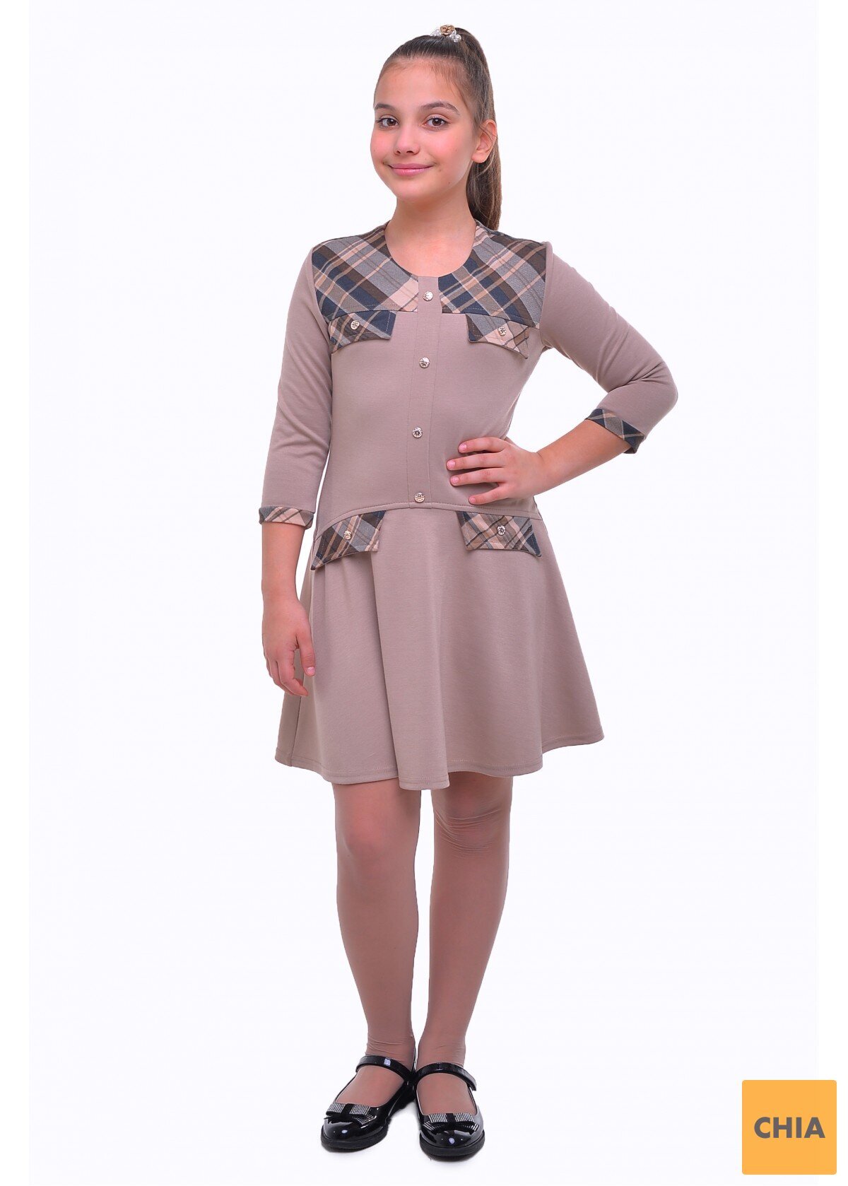 Платье Люси, бежевый