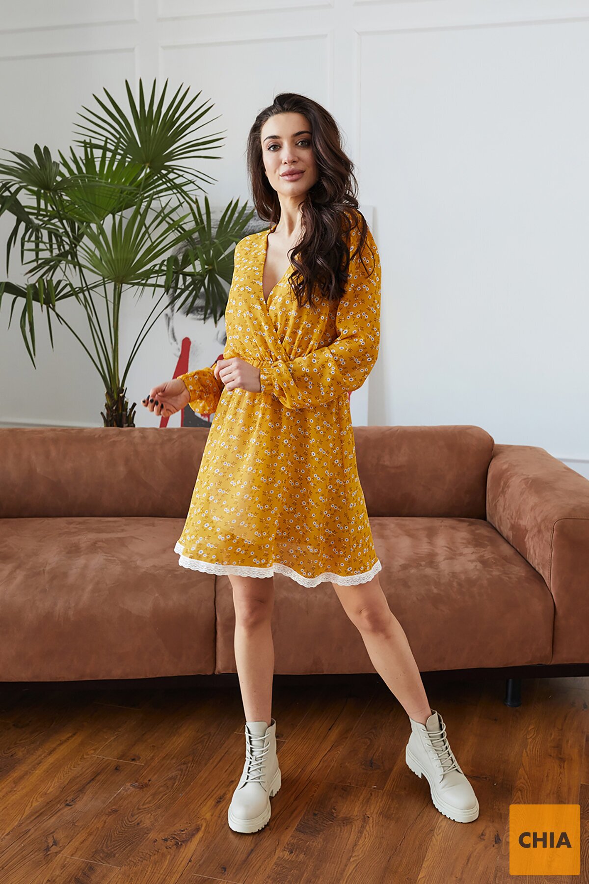 Платье Фиеста жёлтый