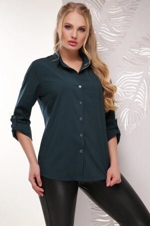 MarSe: Блуза 1880 темно-зеленый - фото 1
