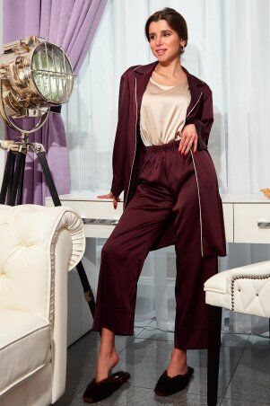 Jadone Fashion: Пижама Бонна марсала - фото 1