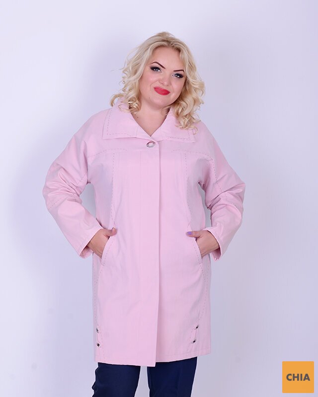 Плащ свободного кроя на подкладке