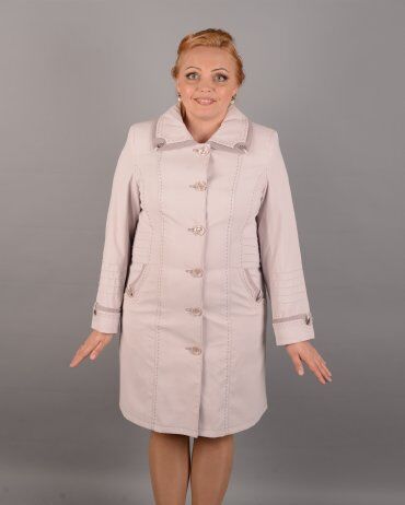 Плащ с декором женский