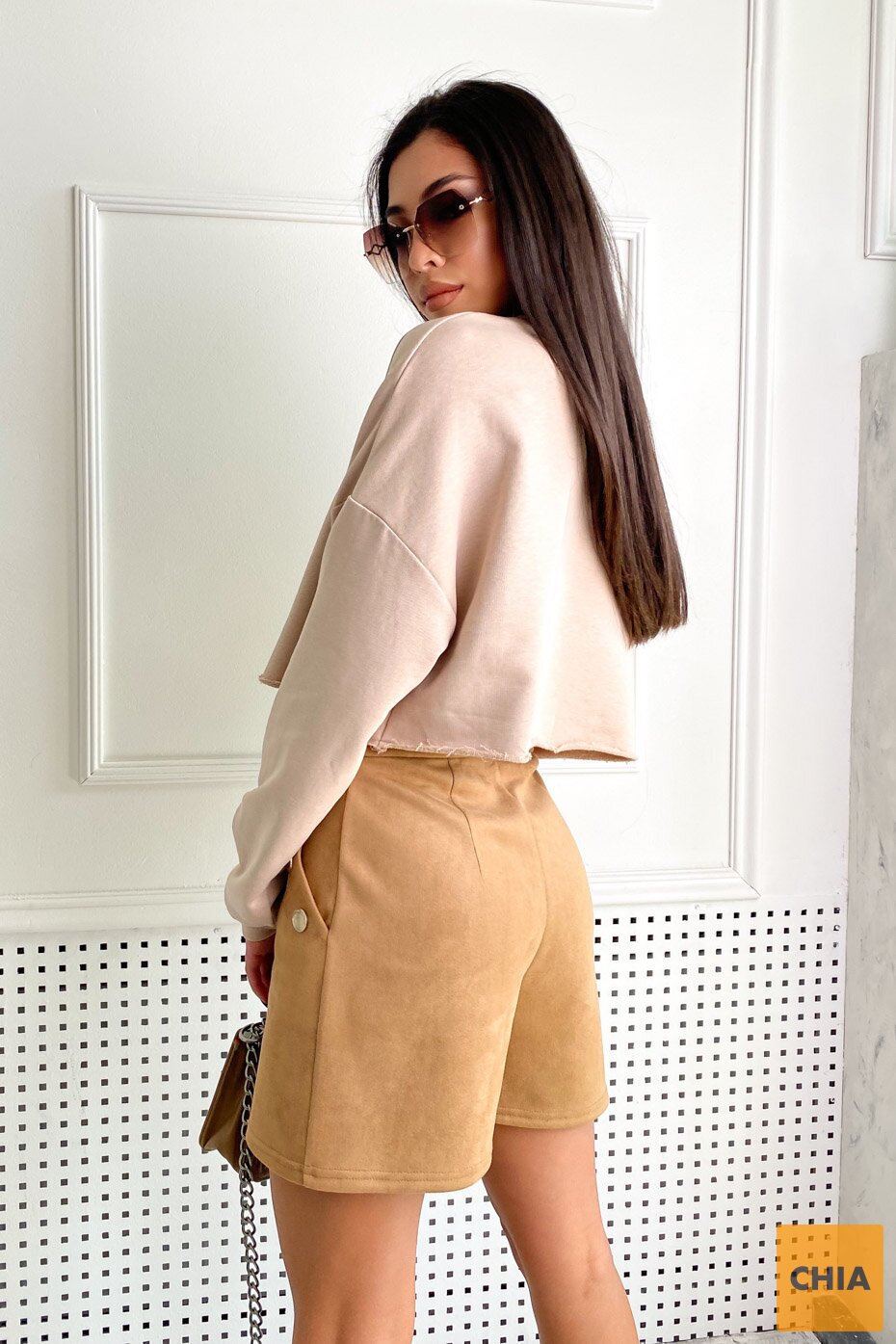 Укороченный худи