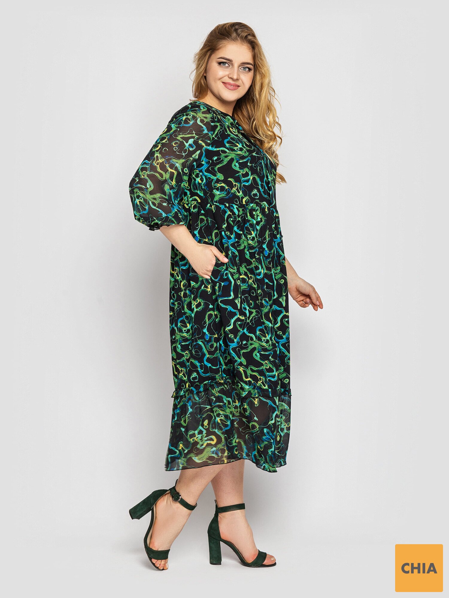 Платье Андрэа изумруд