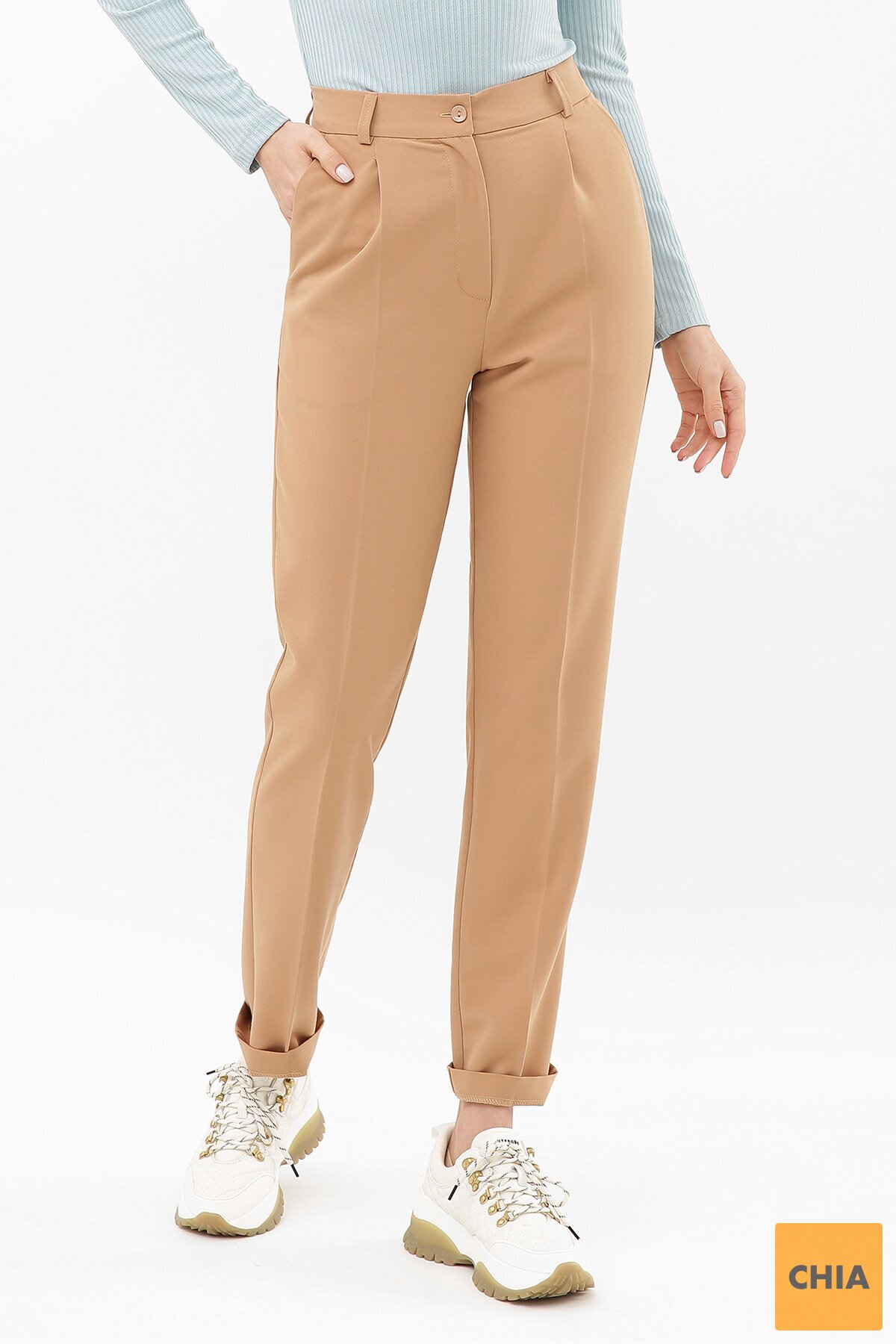 Брюки Мирей бежевый