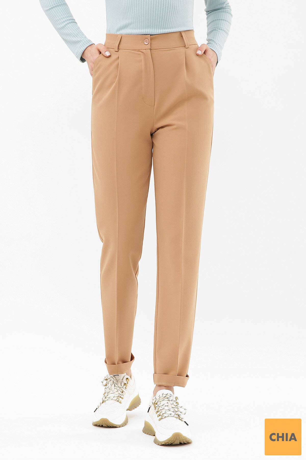 Брюки Мирей бежевый