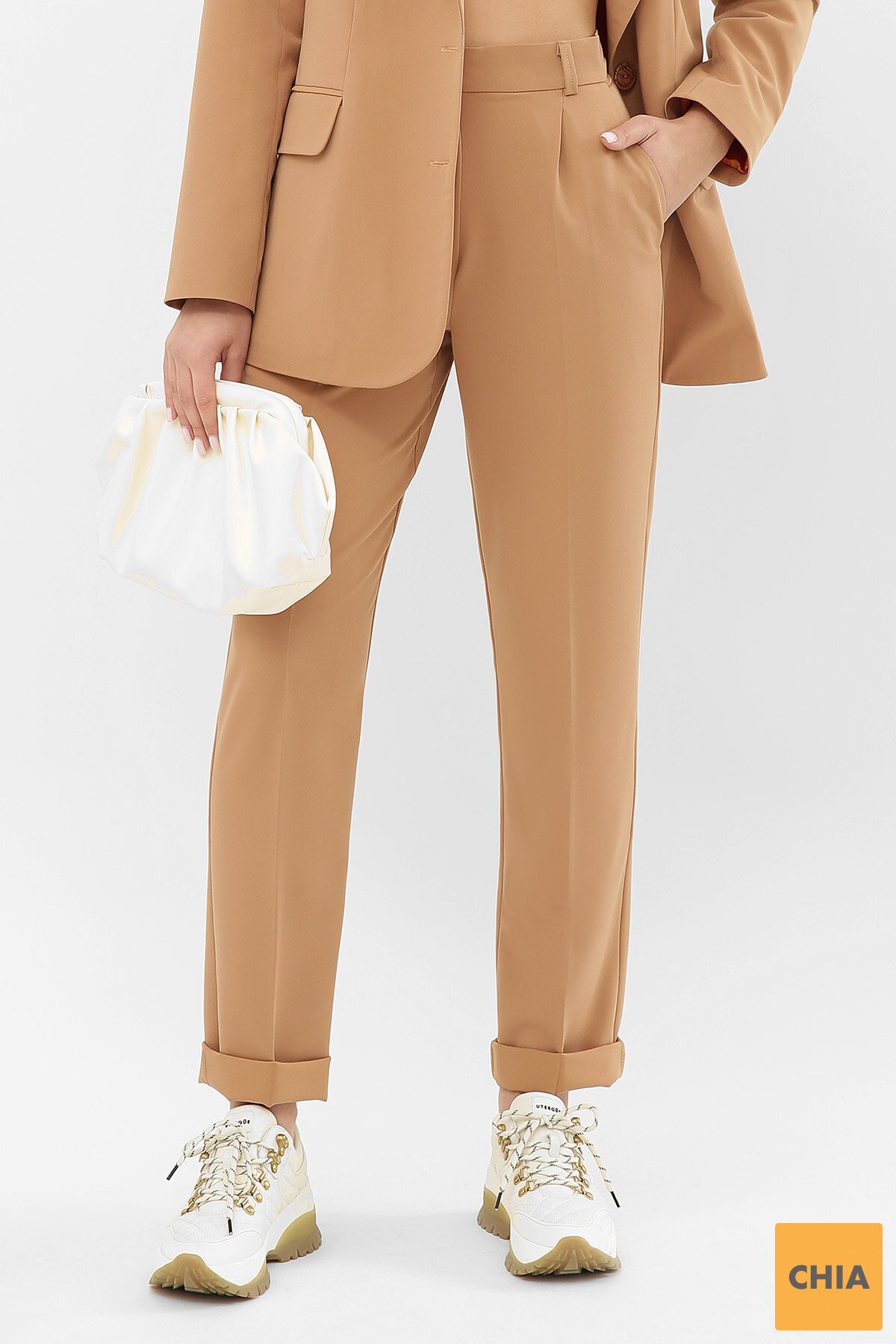 Брюки Мирей бежевый