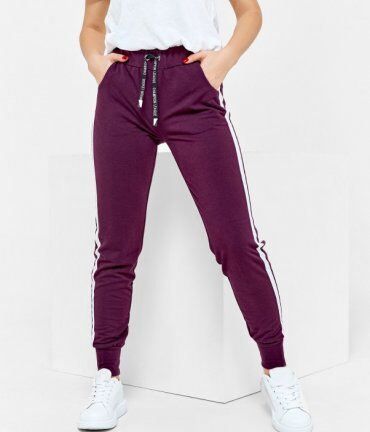 ISSA PLUS: Спортивные штаны SA-183_фиолетовый - фото 1