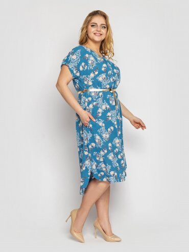 Vlavi: Платье летнее женское Палитра голубое 124425 - фото 3
