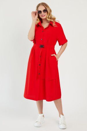 Miledi: Платье Бизе красный 101378 - фото 1