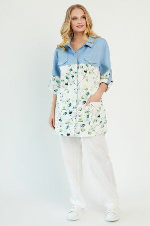 Miledi: Рубашка Челси белый 101424 - фото 1