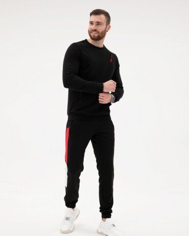 ISSA PLUS: Спортивные штаны SG-20_черный - фото 4