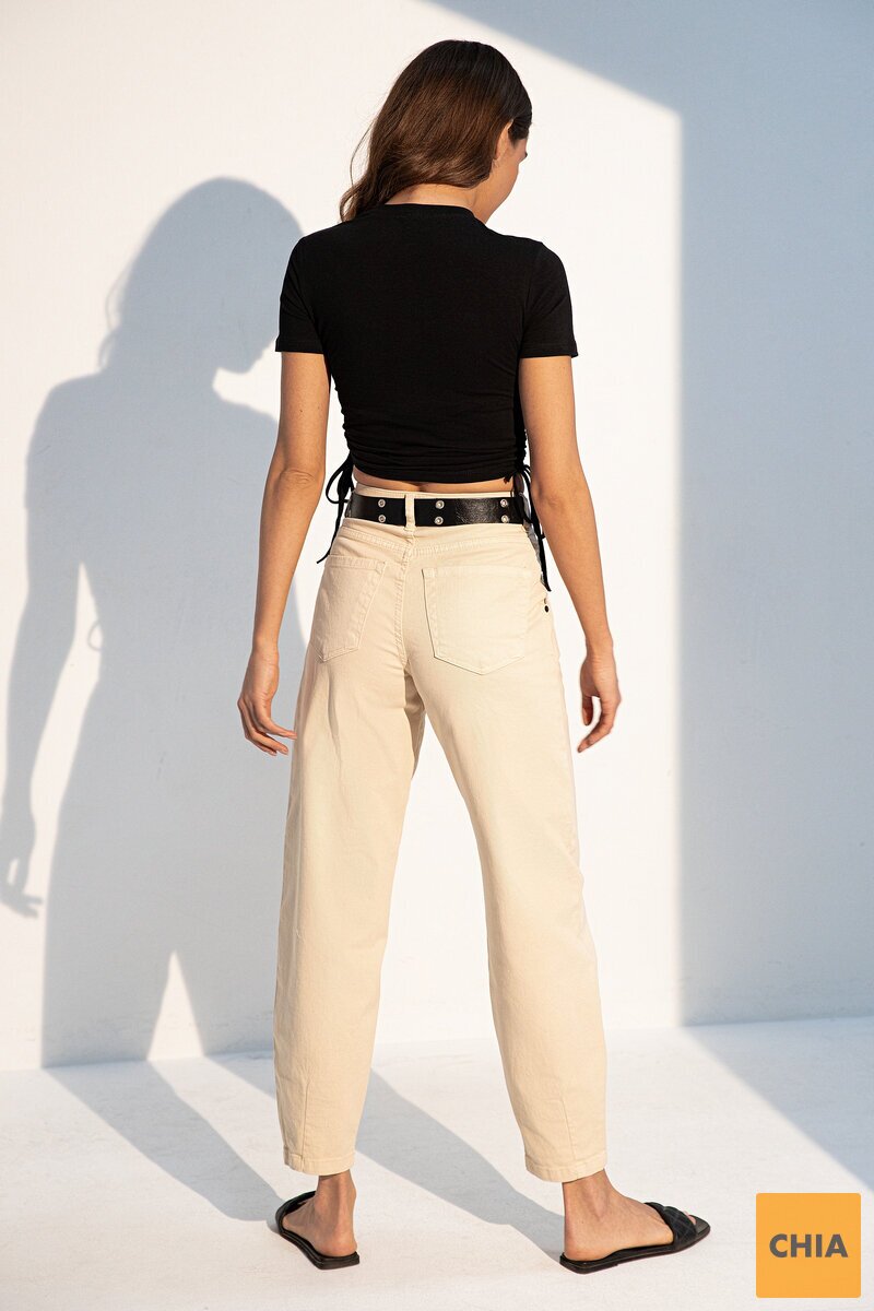 Черный топ из трикотажа с драпировкой сбоку Иванна