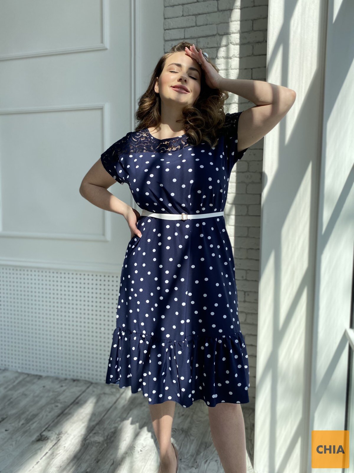 Платье Беатрис горох