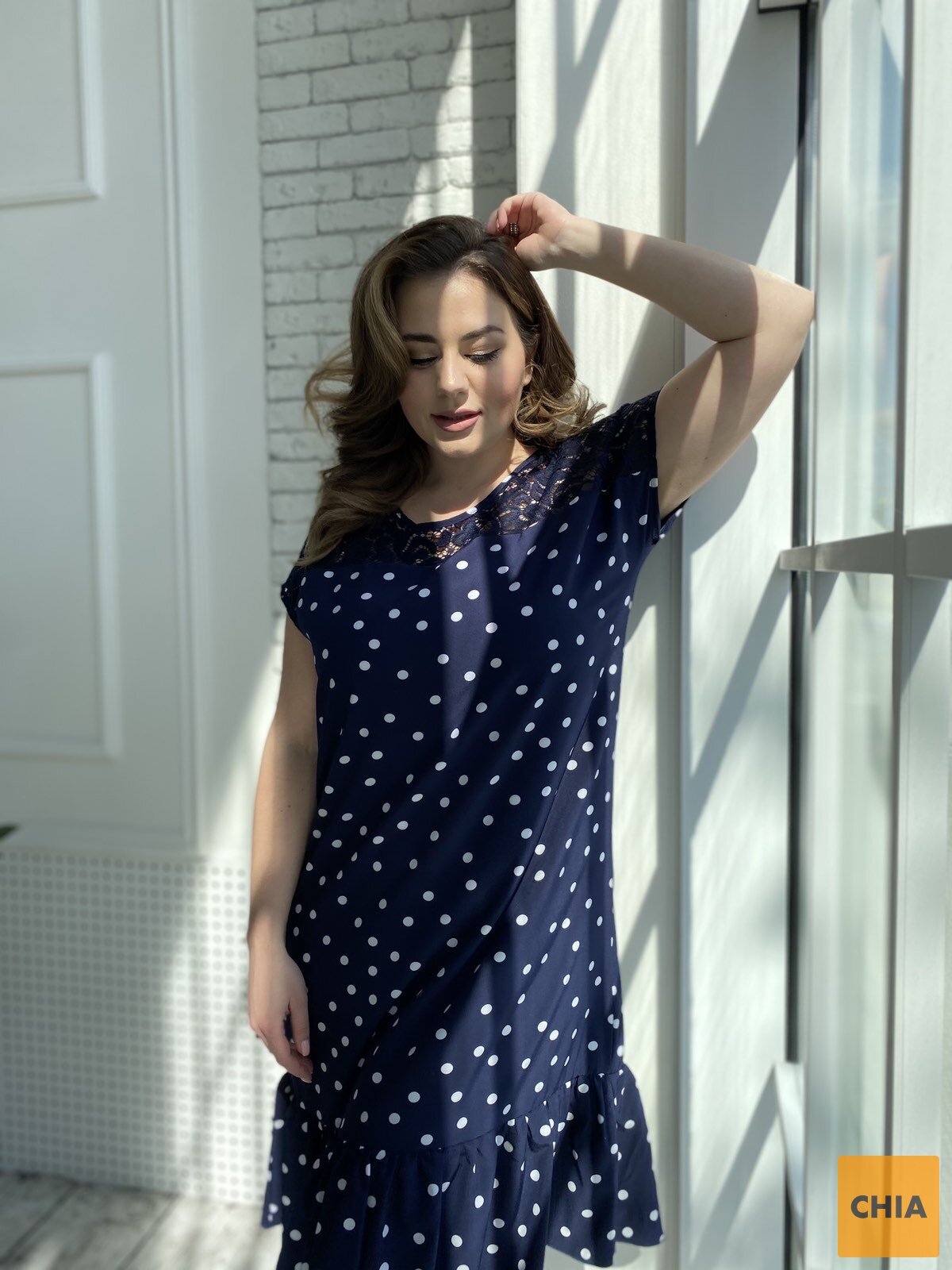 Платье Беатрис горох