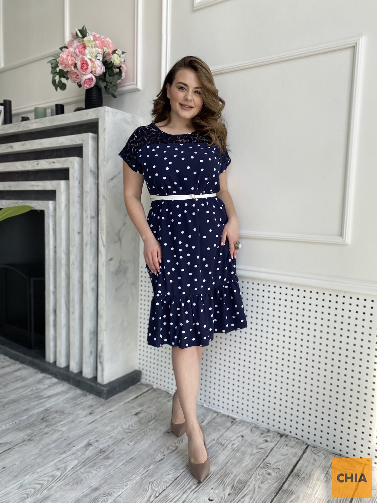 Платье Беатрис горох