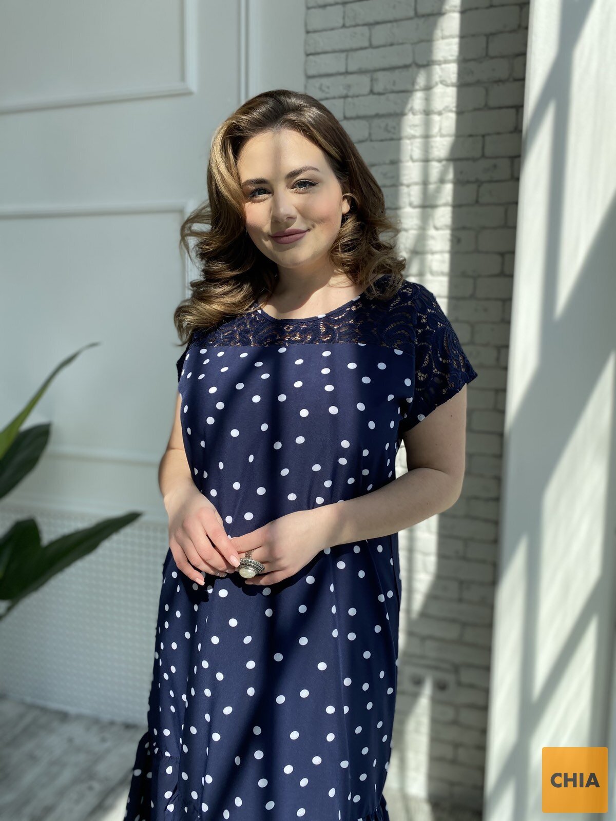 Платье Беатрис горох