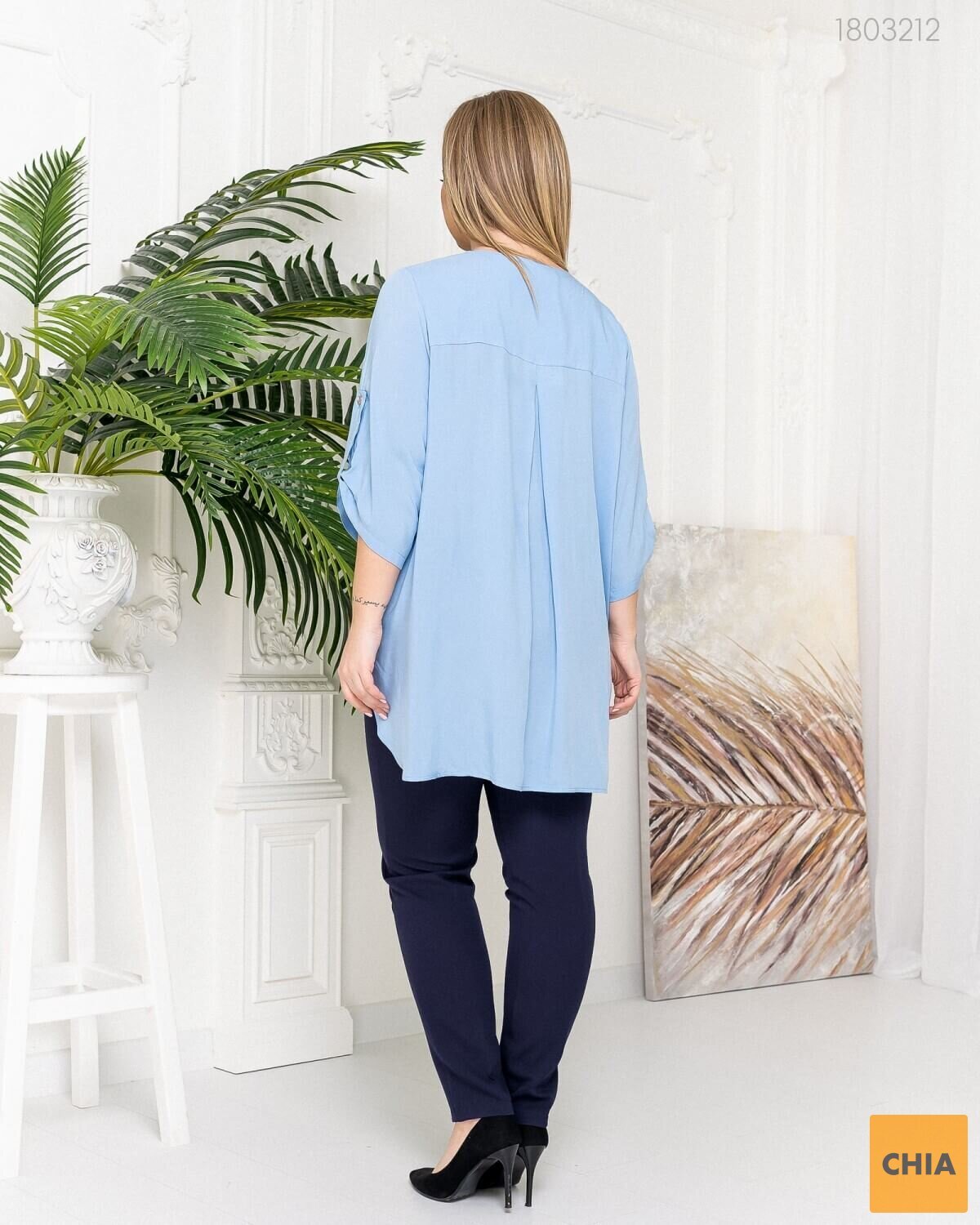 Блуза С Удлиненной Спинкой Анкара