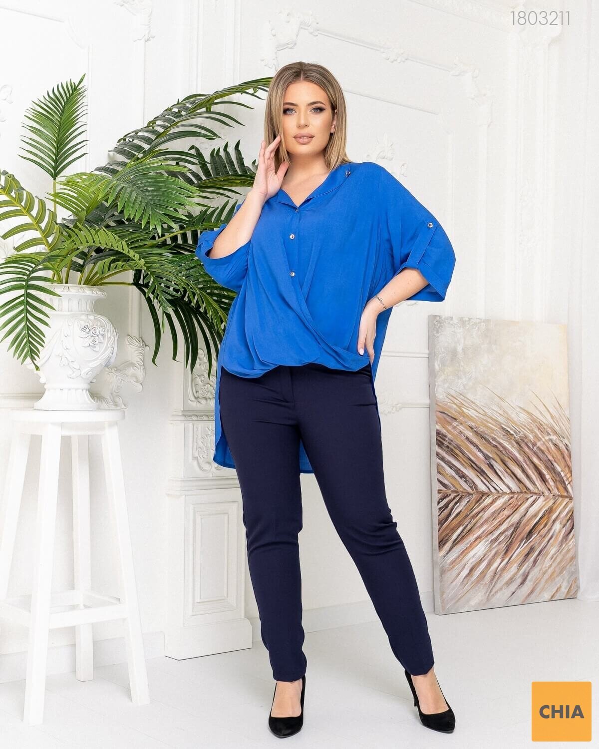 Яркая Штапельная Блузка Анкара