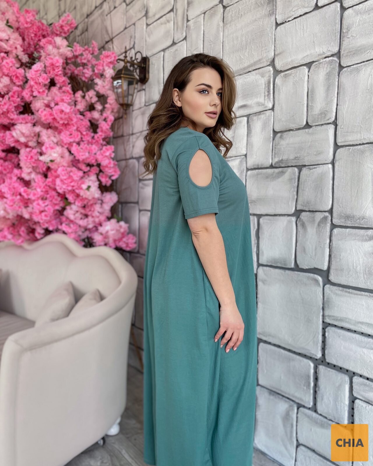 Платье Сафари мята