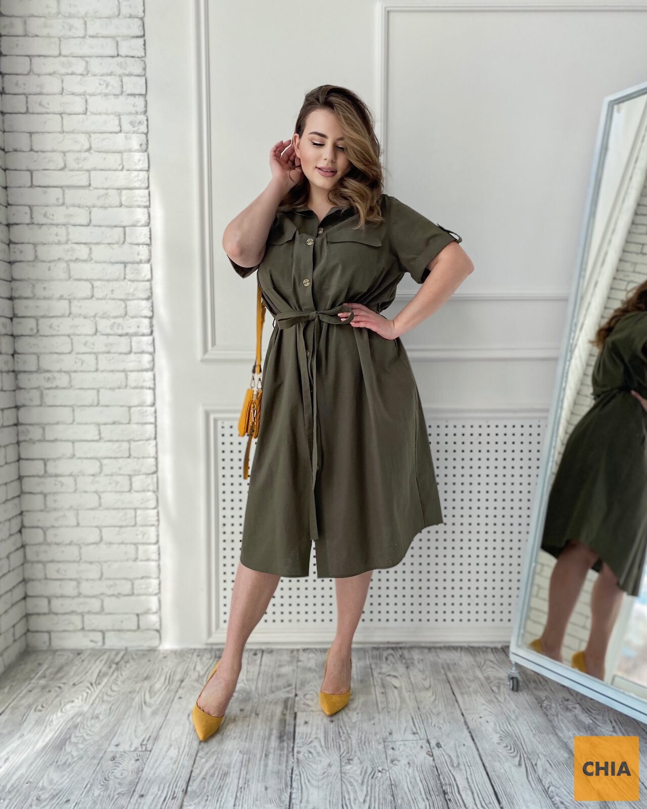 Платье-Рубашка Камелия