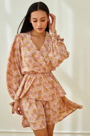 Jadone Fashion: Платье Леена бежевый - фото 1