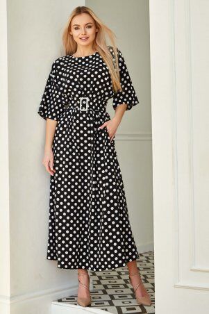 Jadone Fashion: Платье Ролана черный - фото 1