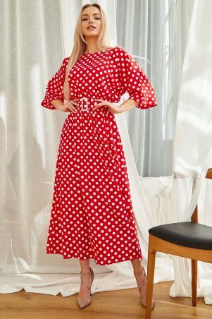 Jadone Fashion: Платье Ролана красный - фото 1