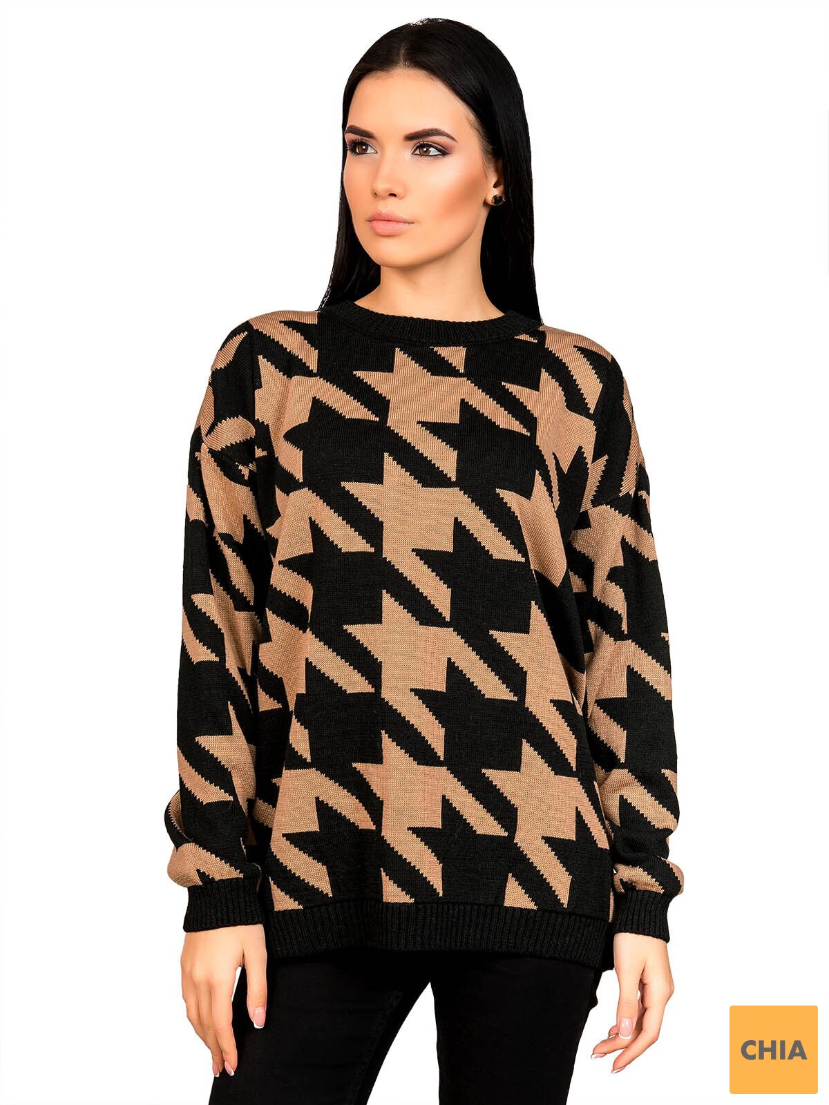 Светр Колір Блакитний-Білий