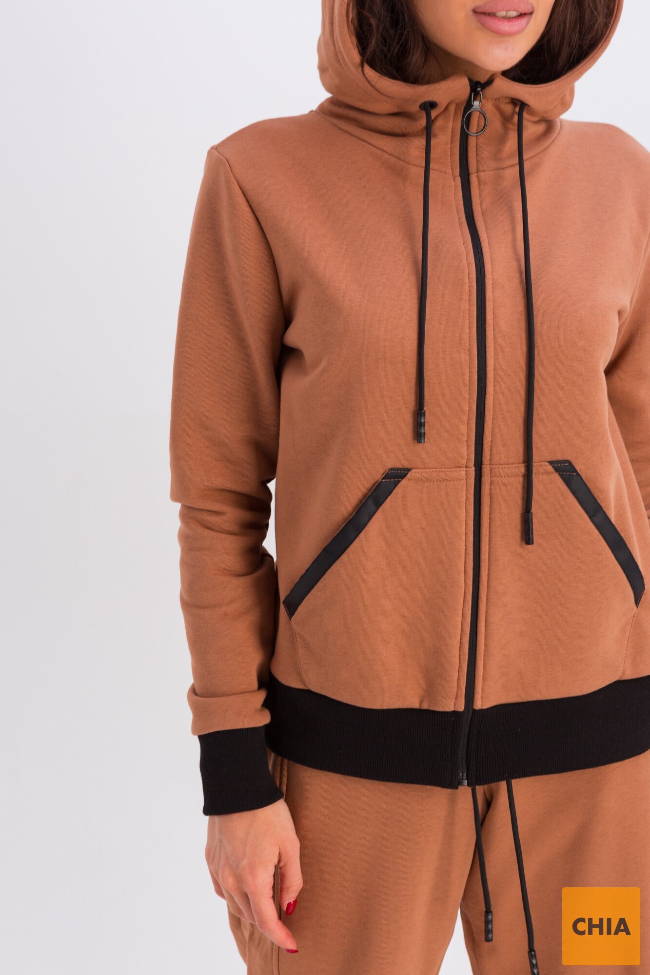 Костюм Фрейя (штаны+худи) кэмел