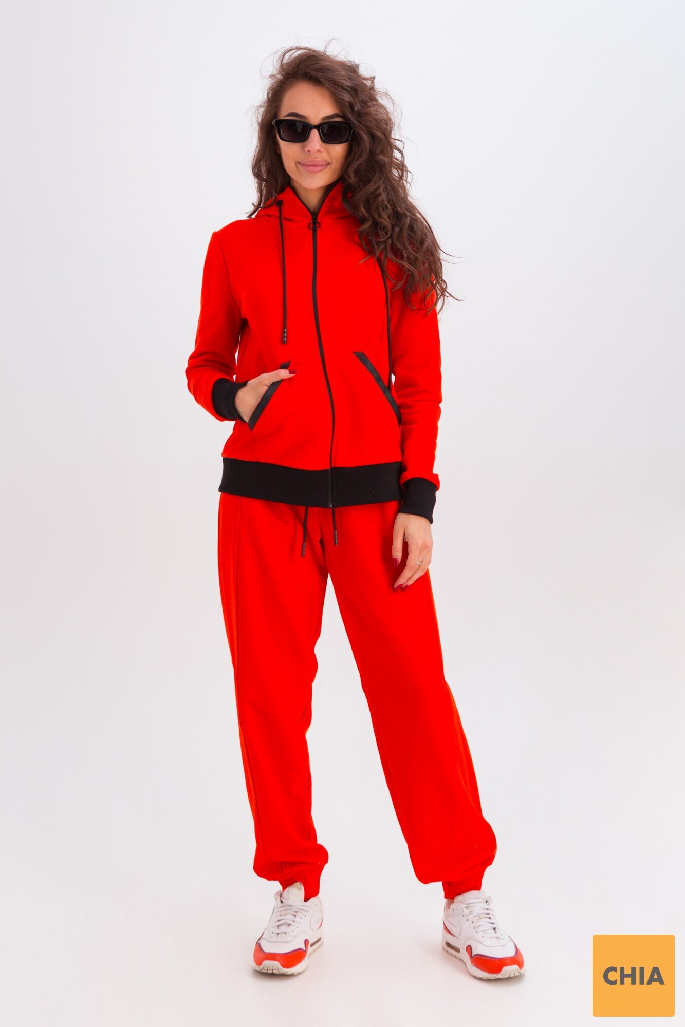 Костюм Фрейя (штаны+худи) оранжевый