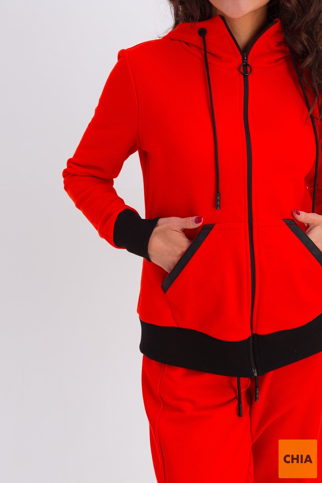 Костюм Фрейя (штаны+худи) оранжевый