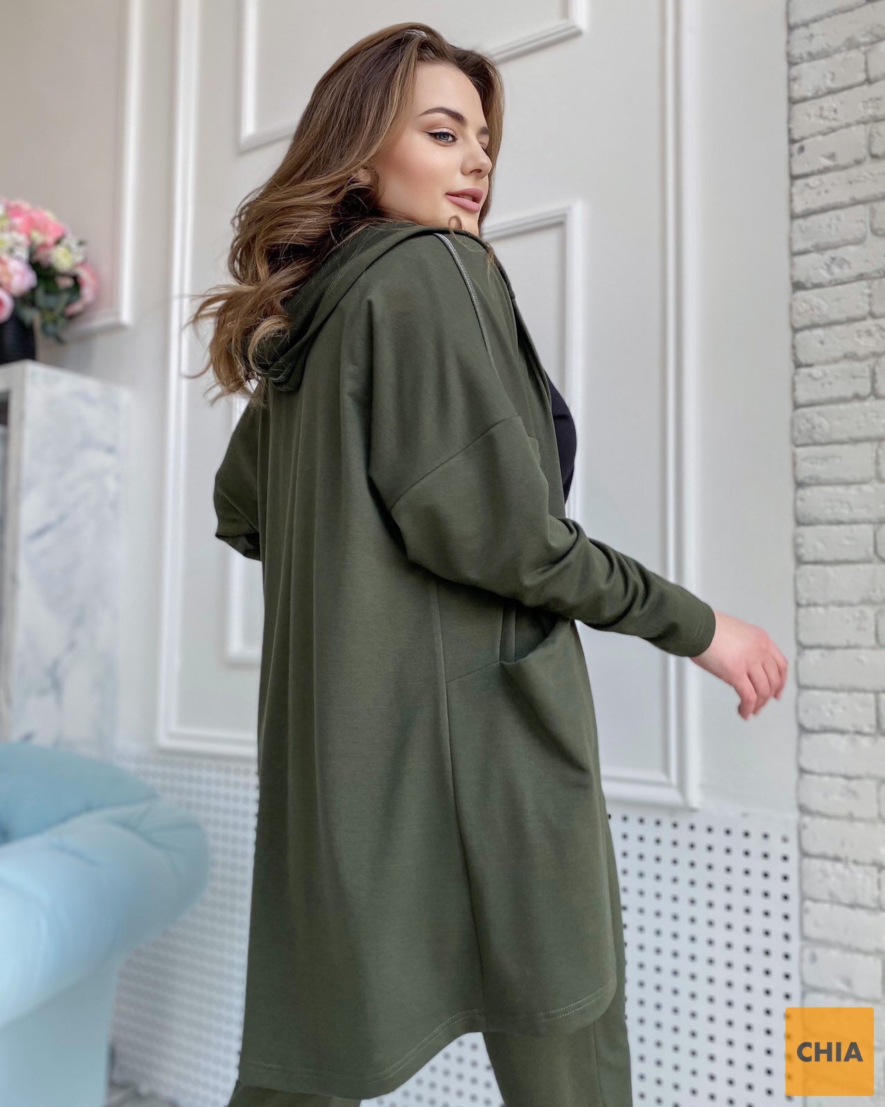 Костюм Флет ТРОЙКА хаки