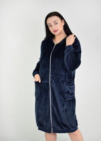 Теплый махровый халат-1